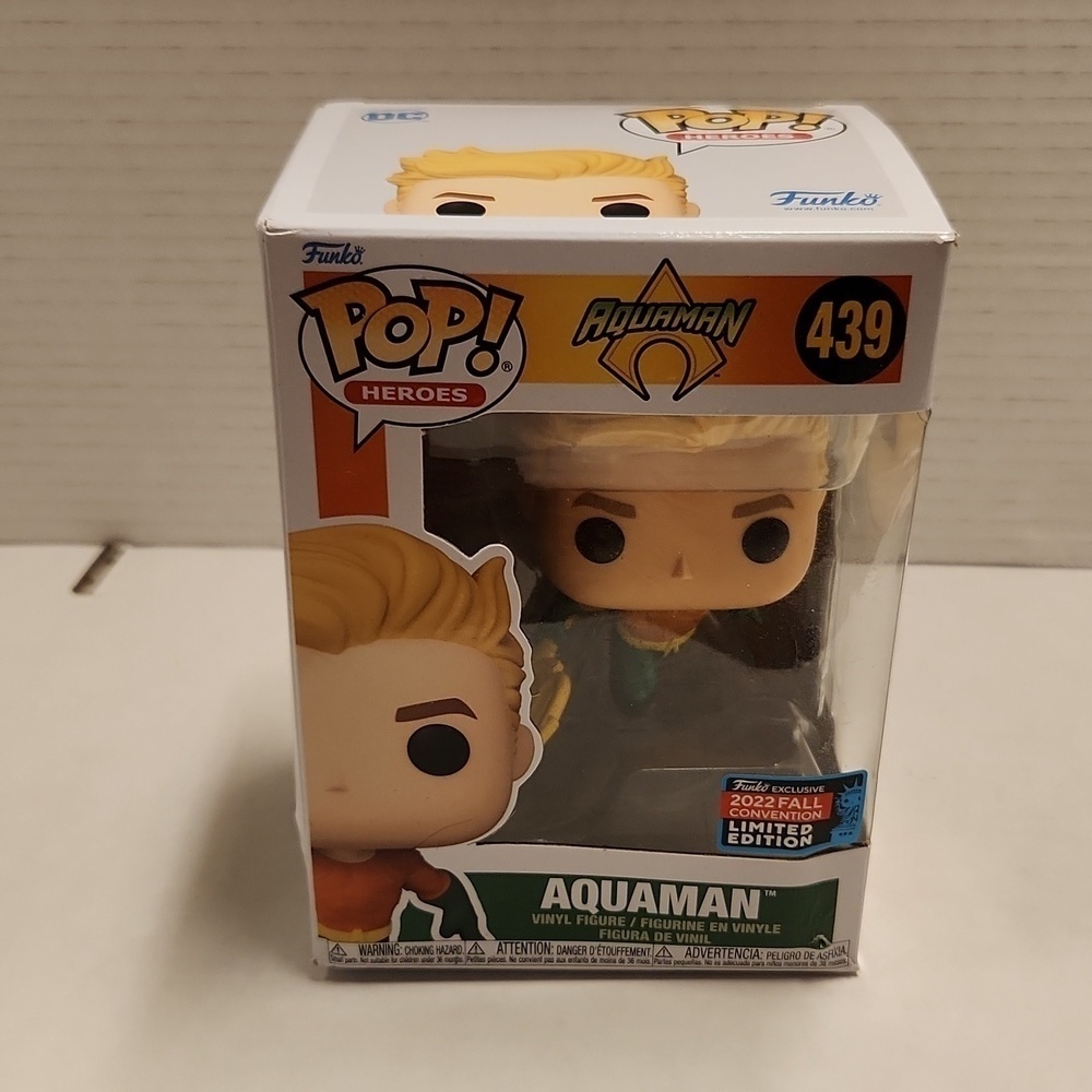 Aquaman Funko POP 2022 fall convention limited edition Heroes POP NWT